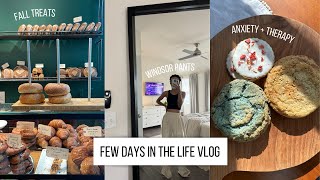 VLOG  Fall Treats Therapy  Anxiety Windsor Pants [upl. by Lamp]