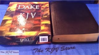 KJV Dake Annotated Reference Bible [upl. by Aicilf]