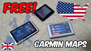 How to Get FREE Latest Garmin Maps  Restore Old GPS Units [upl. by Arodasi]