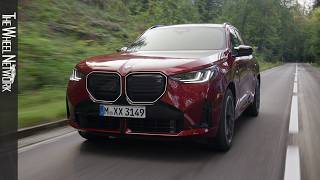 2025 BMW X3 M50  Fire Red  Driving Interior Exterior 4K [upl. by Dihgirb]