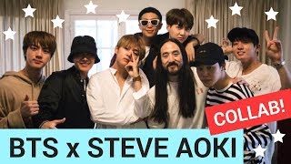 BTS Joins Forces with Steve Aoki for “MIC Drop” Remix  Hollywire [upl. by Eshelman260]