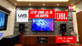 Lắp đặt cấu hình JBL và LABGRUPPEN FP10000Q Date 2023 cho A Long tại HN  Hoàng Nam Audio [upl. by Spillihp]