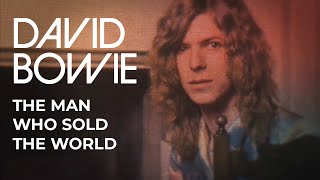 David Bowie  The Man Who Sold The World 2020 Mix Official Lyric Video [upl. by Atnwahsal]