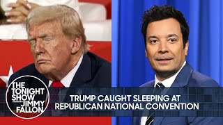 Trump Cant Stay Awake at Republican National Convention Biden Cant Stop Blinking in Interview [upl. by Borreri753]