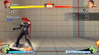 SSF4 AE 2012 Crimson Viper Seismic Hammer Cancel Into Ex Seismic Hammer [upl. by Lunetta432]