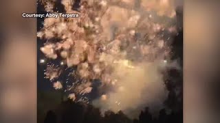 Video shows Park Township firework show prior to deadly explosion [upl. by Freud]