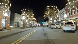 Anderson South Carolina At Night 4K [upl. by Fasto251]