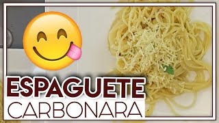 VEDA4  COZINHANDO COM O PAPI ESPAGUETE CARBONARA [upl. by Ferriter]