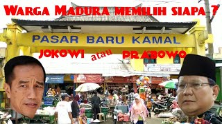 Warga MADURA pilih Jokowi atau Prabowo  part1 Surveipemilu2019 Surveipilpres2019 [upl. by Ruosnam]