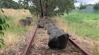 Unused abandoned rail line in Ballarat [upl. by Nim]