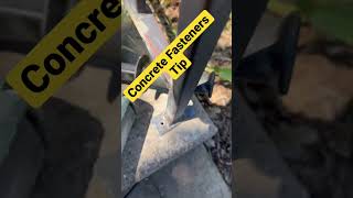 Concrete Screws For Mounting Fence Posts [upl. by Ardnas944]