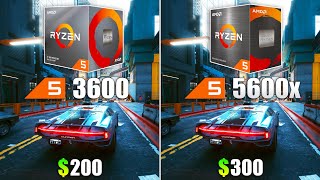 Ryzen 5 5600X vs Ryzen 5 3600  Test in 10 Games [upl. by Carmelle146]