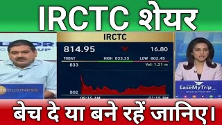 🔴IRCTC share letest news  IRCTC share next Target  irctc share news  irctc share anelysis [upl. by Shreeves]