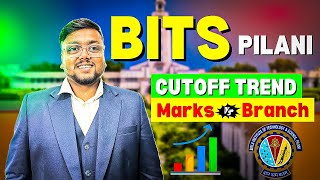 BITS Pilani Cutoff 2024 📈  Marks vs Branch for BITS Pilani 🥳  BITSAT Counselling 2024 [upl. by Oneida]