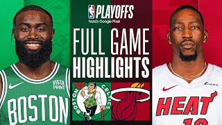 1 CELTICS at 8 HEAT  FULL GAME 3 HIGHLIGHTS  April 27 2024 [upl. by Salchunas]