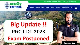 Big Update  PGCIL EXAM Postponed  New Exam date is [upl. by Atter651]