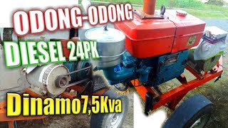 DIESEL ODONG ODONG 24 PK  GENERATOR 75KVA  GENSET RAKITAN KELAS TEROPAN JENANGAN [upl. by Diella]