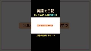 【I had the day off】英語で日記を書く学習方法（習慣にすればぐんぐん上達する！）英語習得 英語で書くshorts [upl. by Ahsita402]