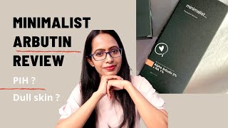 Be Minimalist Skincare India ❌ ✔️ Alpha Arbutin 2  Hyaluronic Acid 1 Review  Pigmentation [upl. by Meredi]