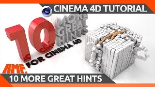 10 More Great Hints For Cinema 4D Beginners [upl. by Blockus]