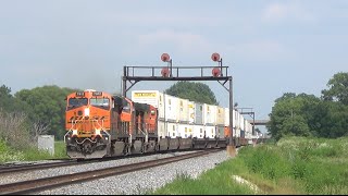 BNSFs Chillicothe Subdivision A Railroad Superhighway HD [upl. by Adnahs64]