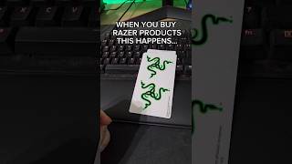 When You Buy Razer Products This Happens viral fyp razer stickers goofy comedy gaming pc [upl. by Atekan158]