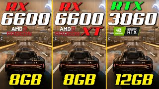 RX 6600 vs RX 6600 XT vs RTX 3060  Test in 1080p [upl. by Hebel]