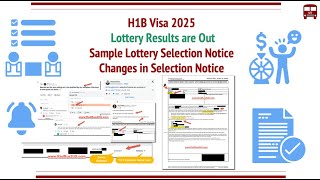 H1B Visa 2025 Lottery Results are Released Selection Notice Sample How to Check Results Timeline [upl. by Ayota]