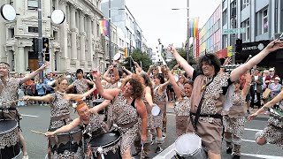 Festival Bay Batucada 2021 Cuba Dupa The parade in Wellington Pt2 [upl. by Aihc]