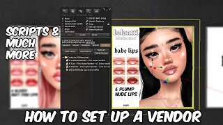 How to send up a Vendor  Second Life [upl. by Sikko]