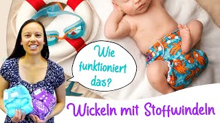 Wickeln mit Stoffwindeln  Wie funktioniert das [upl. by Ardna9]