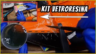 Come Riparare Le Plastiche Della Moto KTM 300 [upl. by Bridgette]