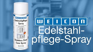 Fleck wegzaubern mit WEICON EdelstahlpflegeSpray [upl. by Michelina]