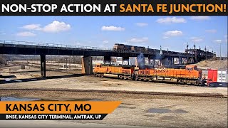 Santa Fe JunctionKansas City Missouri USA  Virtual Railfan LIVE [upl. by Rhoades61]