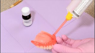 Full Chairside Denture Reline Procedure using SOFRELINER TOUGH® [upl. by Un]