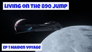 Living in an 890 Jump EP 1  The Maiden Voyage  Star Citizen 3182 [upl. by Remus]