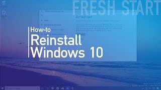 How to wipe out hard drive and reinstall Windows 10 [upl. by Sral]