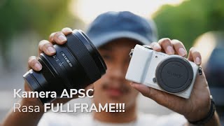 Kamera Sony A5000  Lensa 85mm F14 GM  APSC rasa FULLFRAME [upl. by Allemat]