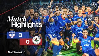 Match Highlights  Bengaluru FC 30 Mohun Bagan Super Giant  MW 3  ISL 202425 [upl. by Cilka]