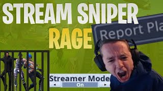 Fortnite Compilation  Dellor Rage  Stream Sniper Rage [upl. by Sorvats]