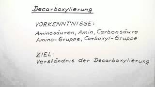 Decarboxylierung  Chemie  Organische Chemie [upl. by Dori719]