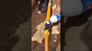 32mm mdpe piped joint leak test  Natural gas pipeline  shorts shortsfeed viral MKShariq [upl. by Aiksa]