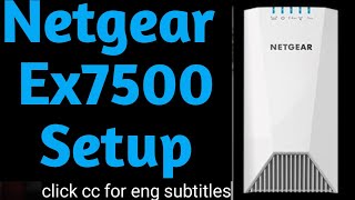 NETGEAR EX7500 AC2200 X4S SETUP  EX7500 BROWSER amp WPS SETUP  DEVICESSETUP [upl. by Ragouzis142]