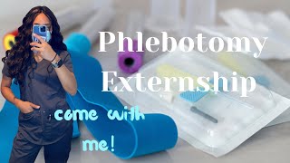 I FINALLY had my Phlebotomy Externship  Phleb Chronicles [upl. by Ailel]