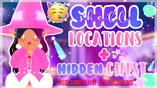 SHELL LOCATIONS  HIDDEN CHEST  ROYALE HIGH NEW UPDATE [upl. by Llewoh]