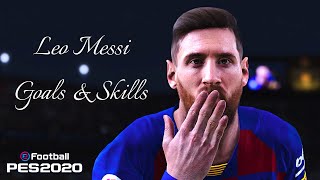 PES 2020  Lionel Messi Goals amp Skills Compilation The Art of Leo Messi 8  HD [upl. by Genni]