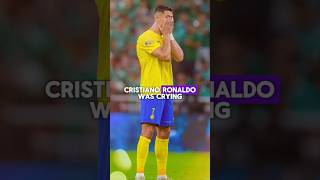 Ronaldos Tears A Testament to Unmatched Passion  💔 football shortsfeed viral [upl. by Inoj772]