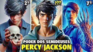 SAGA PERCY JACKSON E OS 10 SEMIDEUSES MAIS PODEROSOS DO MAIS FRACO AO MAIS FORTE [upl. by Eylhsa]