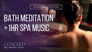 10 Minute Guided Meditation  Relaxing Bath Meditation  1 Hour Spa Music [upl. by Daphna]