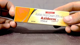 Aziderm 20 Cream review  Aziderm 20 Gel  Aziderm for Acne Pigmentation  How to use Aziderm Cream [upl. by Atekram]